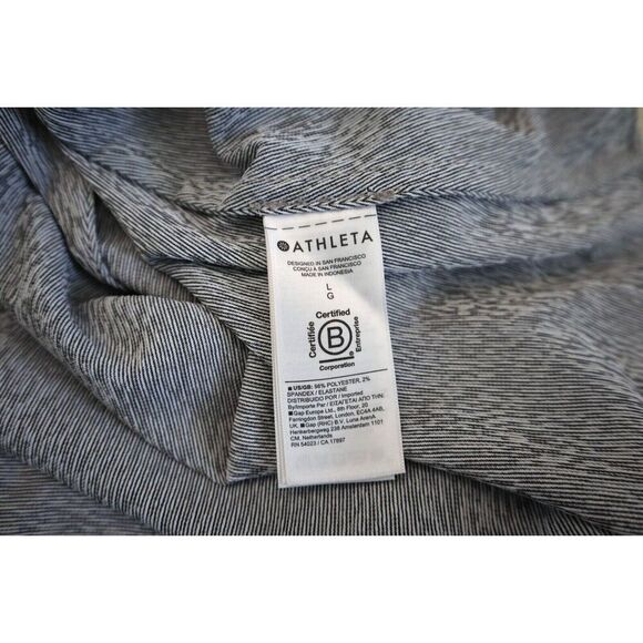 Athleta 601555-00 Women's Sz Large Gray/Silver Echo Midi Tank Dress - Picture 4 of 11